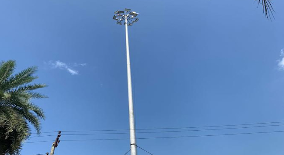 Highmast Pole @ Mahindra World City Developers, Chengalpattu