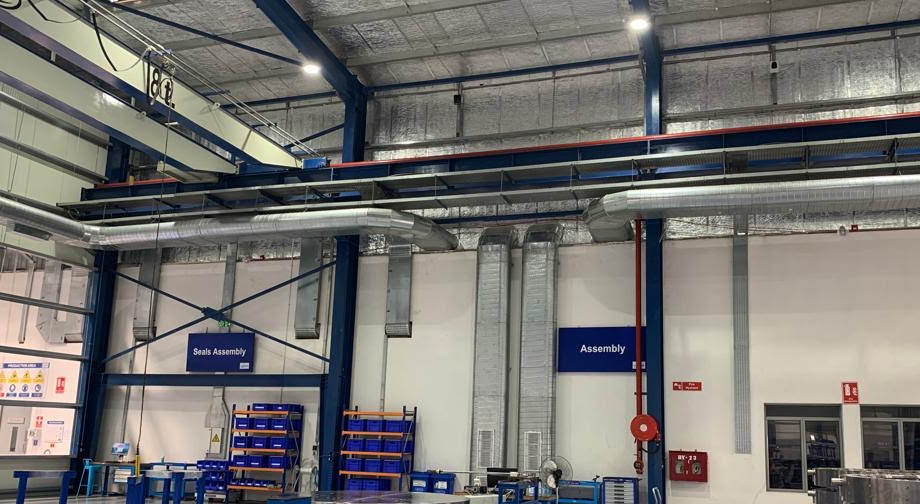 RH Control Air conditioning works @ Laulagun Bearings