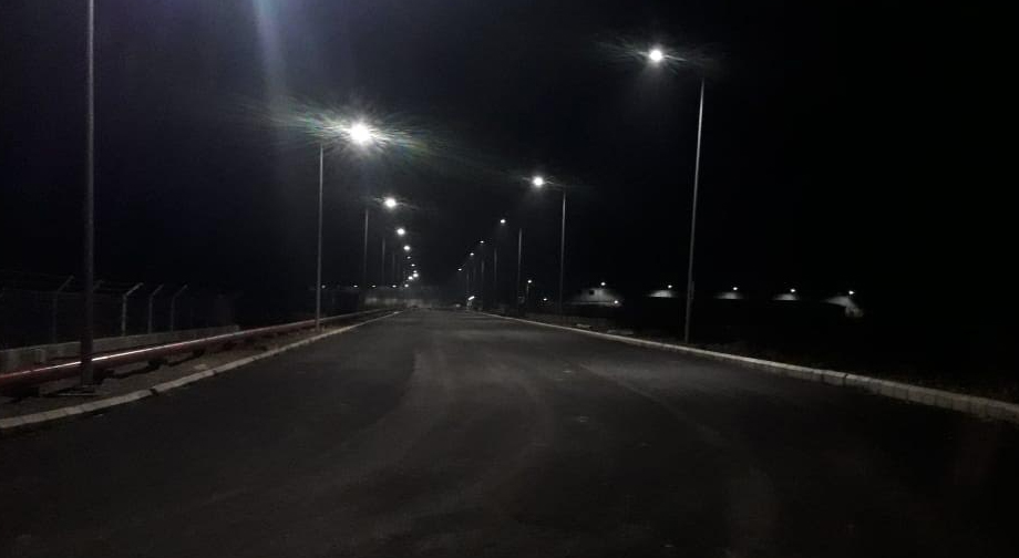 Street Light work @ Indospace Oragadam